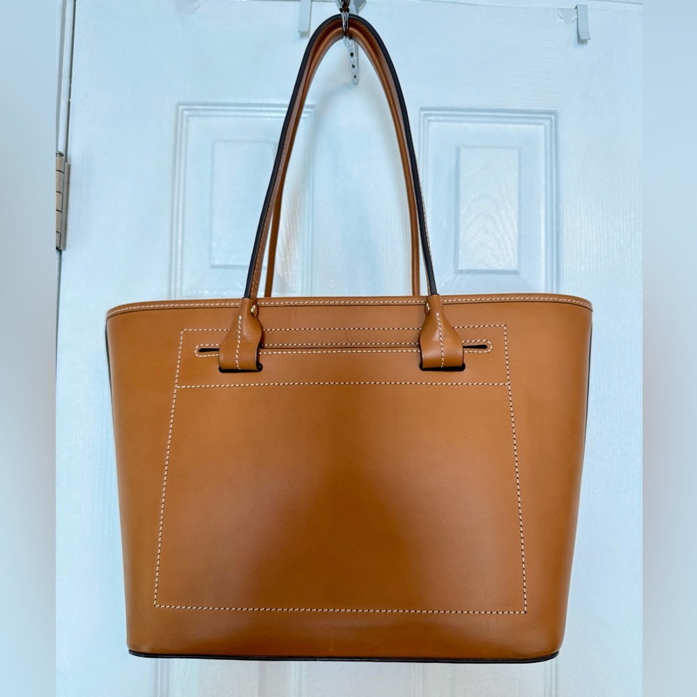 Dooney & Bourke Brown Leather Beacon Tote - Picture 2 of 8